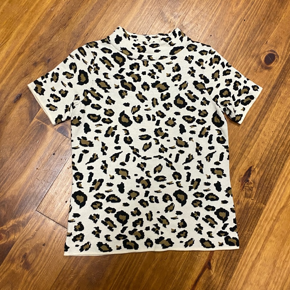 Anthropologie Leopard Top
